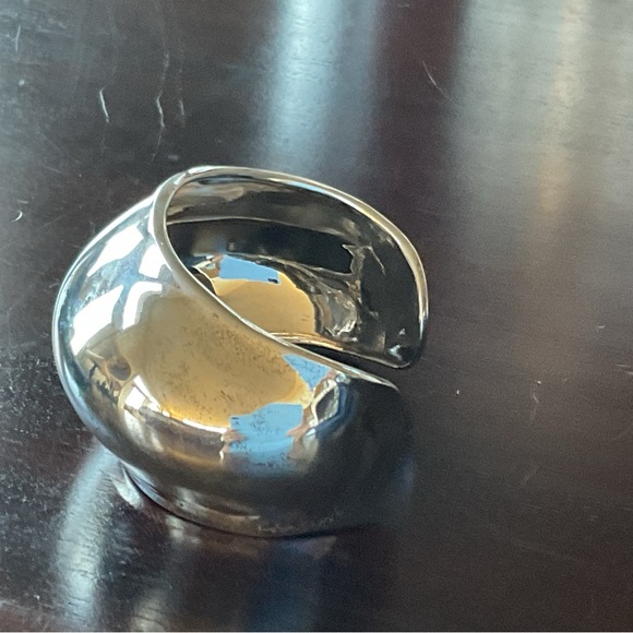 Robert Lee Morris Signed Vintage Bagel Cuff Bracelet Sterling Silver EUC ~$1200 - Picture 4 of 12